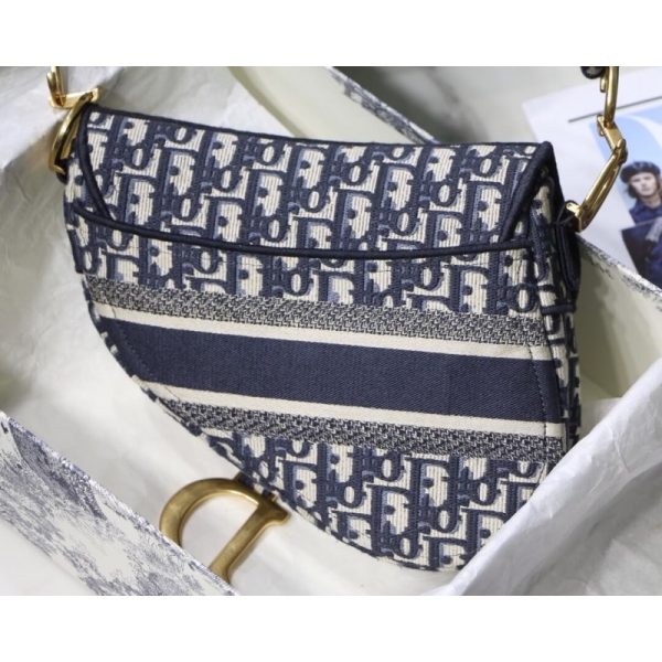 Replica Dior Saddle Denim Canvas Bag - Style M0446 - Image 6