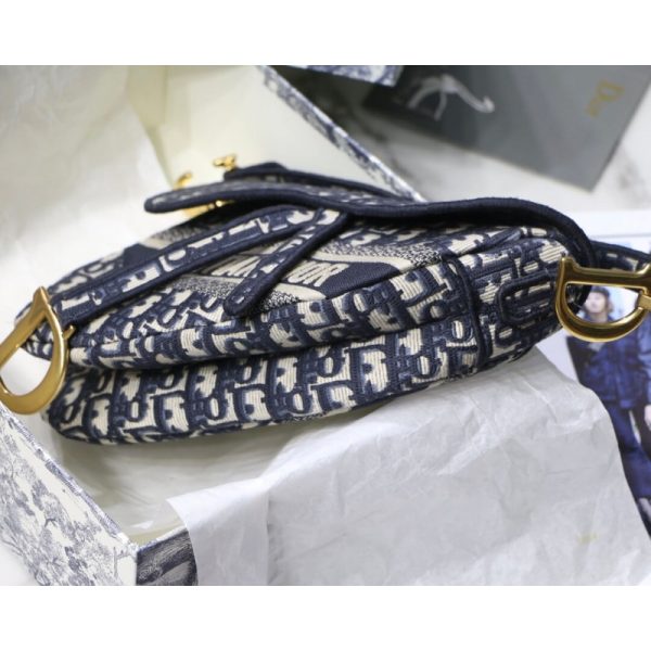 Replica Dior Saddle Denim Canvas Bag - Style M0446 - Image 8