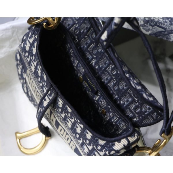 Replica Dior Saddle Denim Canvas Bag - Style M0446 - Image 10