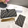 Best Replicas Bags - Replica Dior Saddle Chain Wallet S5614 Shop For Best Louis Vuitton LV Replica Bags With Cheap Price