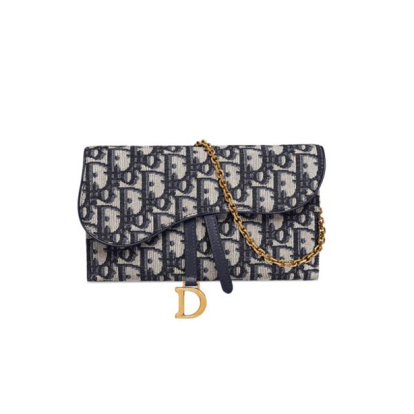Replica Dior Saddle Chain Wallet S5614