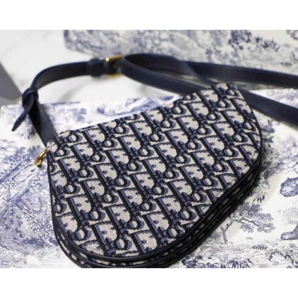 Replica Christian Dior Oblique Saddle Clutch S5642 - Image 3