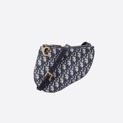 Replica Christian Dior Oblique Saddle Clutch S5642