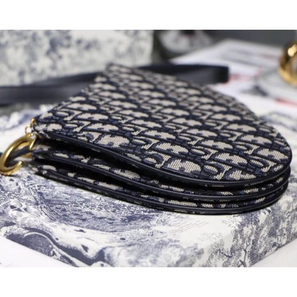 Replica Christian Dior Oblique Saddle Clutch S5642 - Image 6