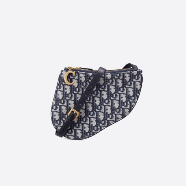 Replica Christian Dior Oblique Saddle Clutch S5642