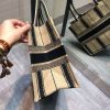 Best Replicas Bags - Christian Dior Small Bayadere Embroidered Book Tote Replica M1296 Shop For Best Louis Vuitton LV Replica Bags With Cheap Price