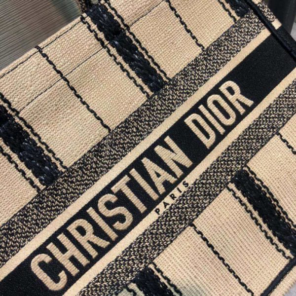 Christian Dior Small Bayadere Embroidered Book Tote Replica M1296 - Image 5