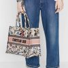 Best Replicas Bags - Replica Dior Small Book Tote - Rosa Mutabilis Embroidery M1296 Shop For Best Louis Vuitton LV Replica Bags With Cheap Price