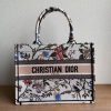 Best Replicas Bags - Replica Dior Small Book Tote - Rosa Mutabilis Embroidery M1296 Shop For Best Louis Vuitton LV Replica Bags With Cheap Price