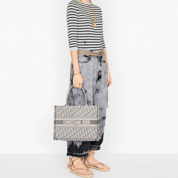 Christian Dior Small Book Tote Oblique Replica M1296 - Image 2
