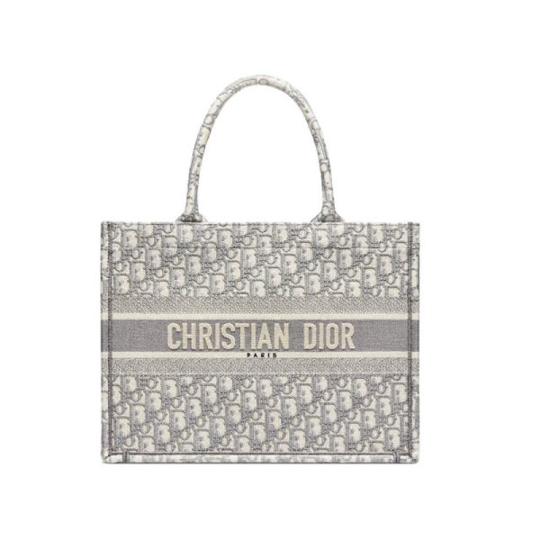 Christian Dior Small Book Tote Oblique Replica M1296