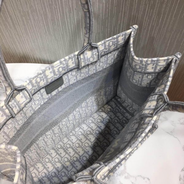 Christian Dior Small Book Tote Oblique Replica M1296 - Image 10