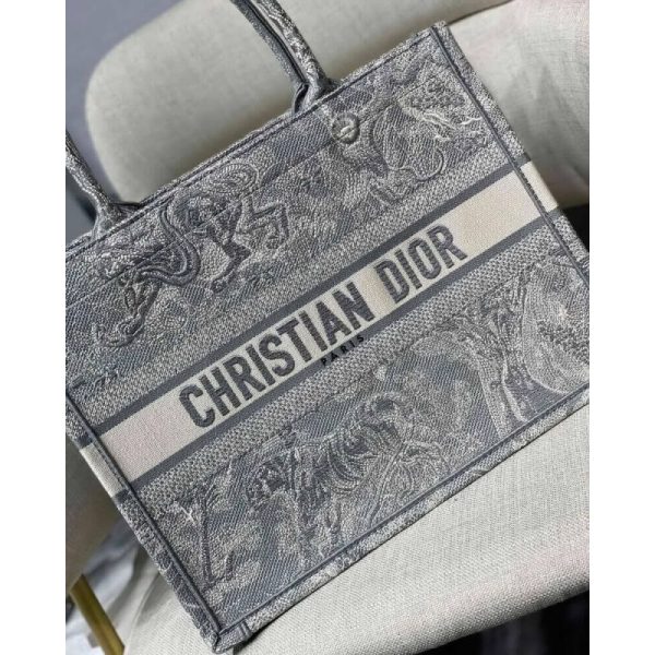 Replica Christian Dior Small Book Tote Toile De Jouy Bag - Image 2