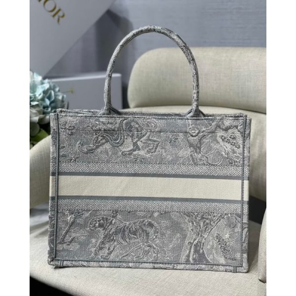 Replica Christian Dior Small Book Tote Toile De Jouy Bag - Image 6