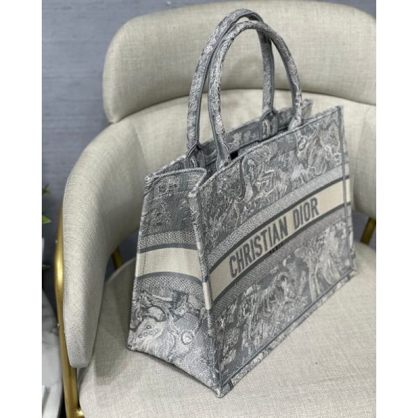 Replica Christian Dior Small Book Tote Toile De Jouy Bag - Image 7