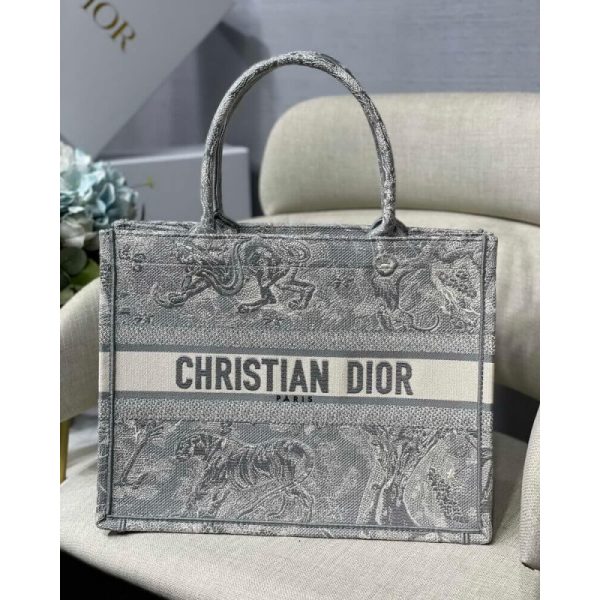 Replica Christian Dior Small Book Tote Toile De Jouy Bag