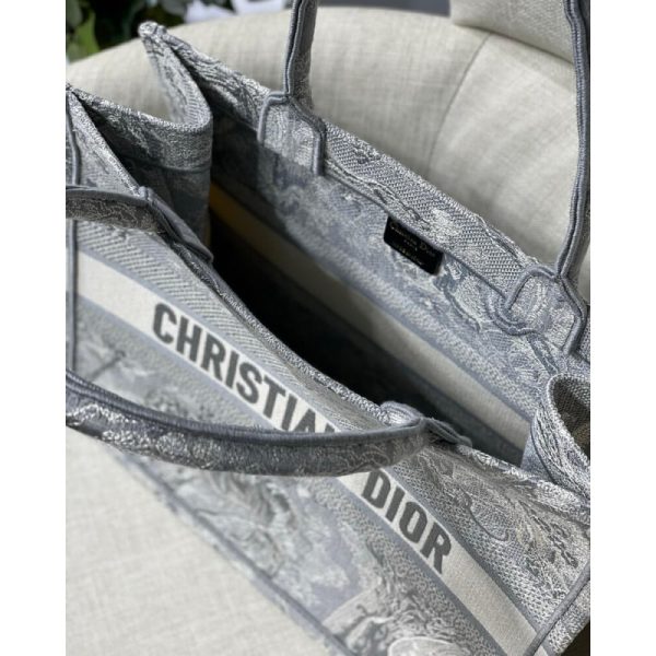 Replica Christian Dior Small Book Tote Toile De Jouy Bag - Image 9