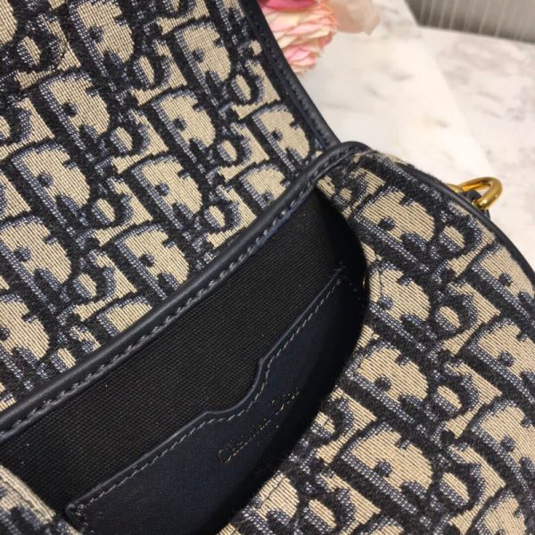 Replica Dior Bobby Bag Blue Oblique Jacquard M9317 - Image 11