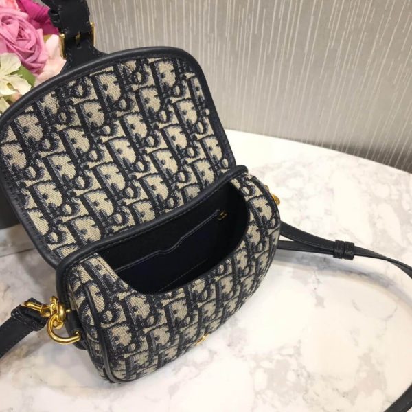 Replica Dior Bobby Bag Blue Oblique Jacquard M9317 - Image 12