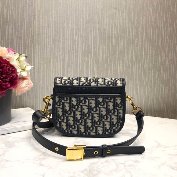 Replica Dior Bobby Bag Blue Oblique Jacquard M9317 - Image 5