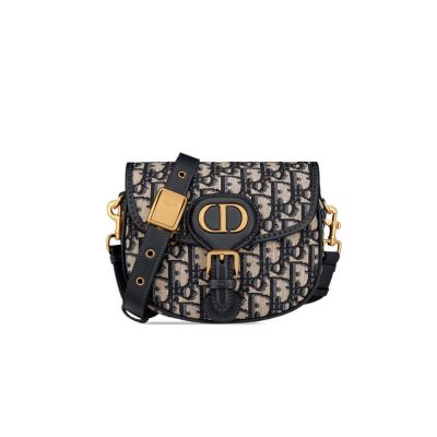 Replica Dior Bobby Bag Blue Oblique Jacquard M9317