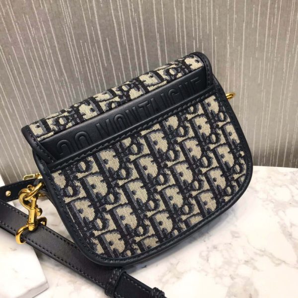 Replica Dior Bobby Bag Blue Oblique Jacquard M9317 - Image 6