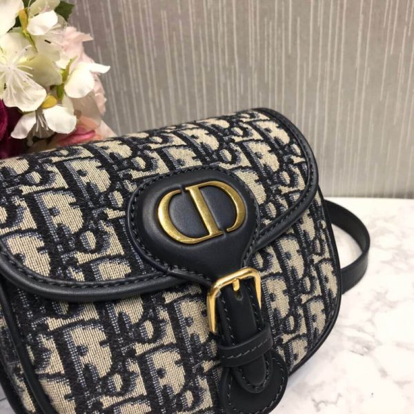 Replica Dior Bobby Bag Blue Oblique Jacquard M9317 - Image 7