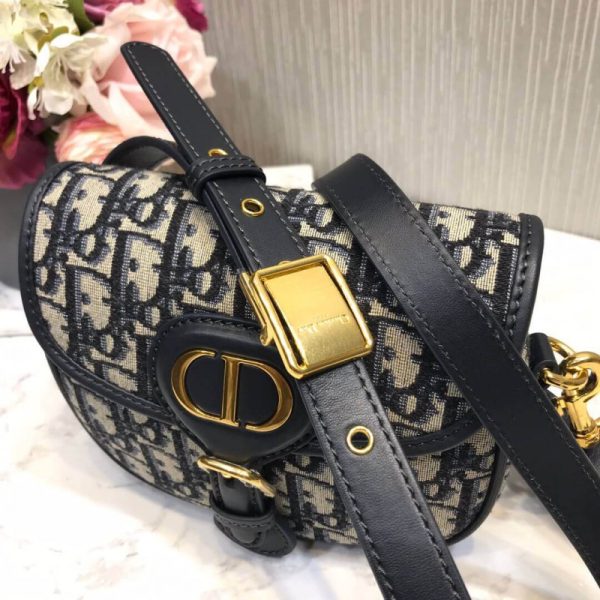 Replica Dior Bobby Bag Blue Oblique Jacquard M9317 - Image 9