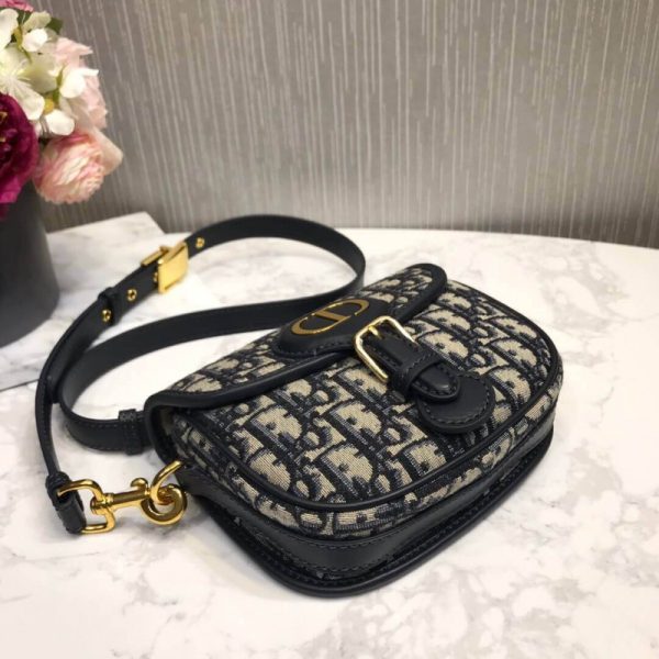 Replica Dior Bobby Bag Blue Oblique Jacquard M9317 - Image 10