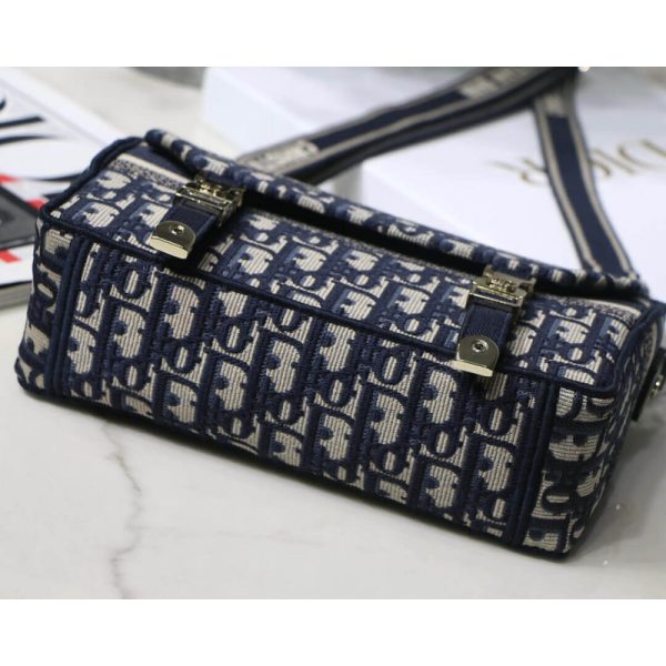 Replica Diorcamp Bag Oblique Embroidery M1241, Compact & Chic - Image 12