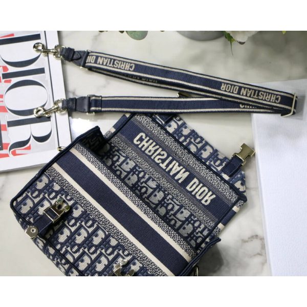 Replica Diorcamp Bag Oblique Embroidery M1241, Compact & Chic - Image 13