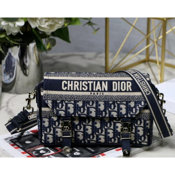 Replica Diorcamp Bag Oblique Embroidery M1241, Compact & Chic - Image 6