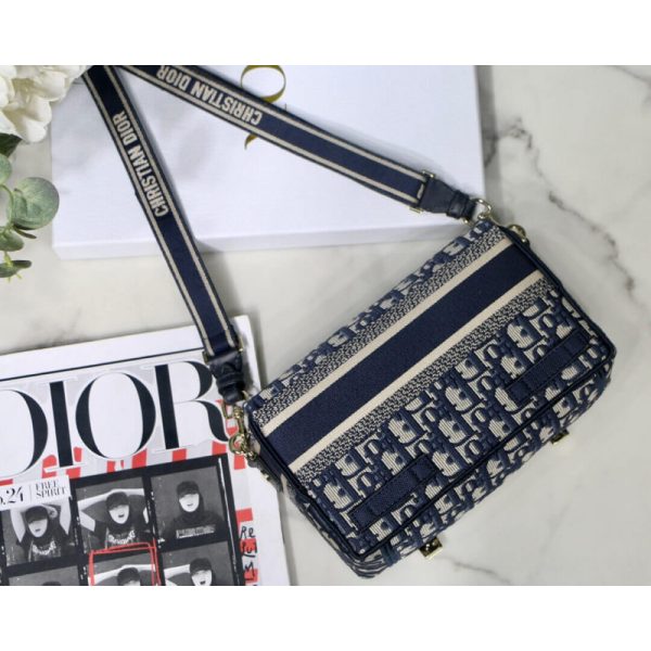 Replica Diorcamp Bag Oblique Embroidery M1241, Compact & Chic - Image 9