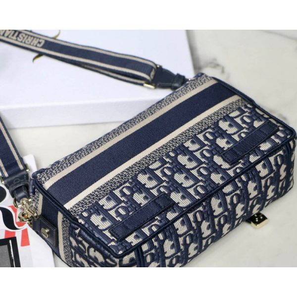 Replica Diorcamp Bag Oblique Embroidery M1241, Compact & Chic - Image 10