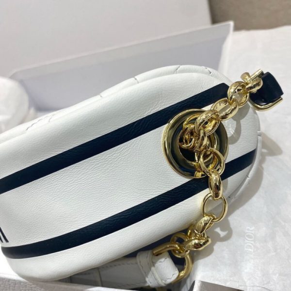 Replica Dior Vibe Hobo Bag White Lambskin Cannage Design - Image 10