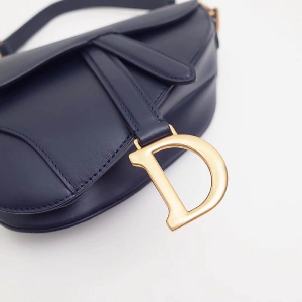 Replica Dior Smooth Calfskin Mini Saddle Bag M0447 - Image 2