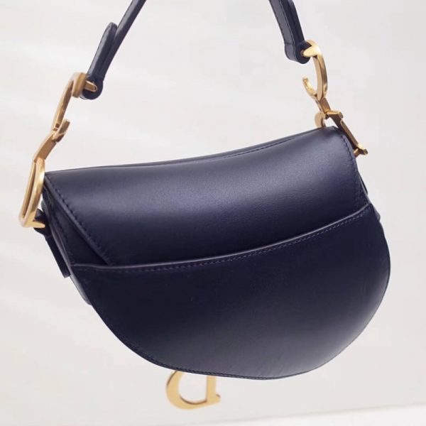 Replica Dior Smooth Calfskin Mini Saddle Bag M0447 - Image 8