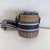 Best Replicas Bags - Christian Dior Replica Blue Oblique Wicker Basket Shoulder Bag Shop For Best Louis Vuitton LV Replica Bags With Cheap Price