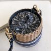Best Replicas Bags - Christian Dior Replica Blue Oblique Wicker Basket Shoulder Bag Shop For Best Louis Vuitton LV Replica Bags With Cheap Price