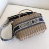Best Replicas Bags - Replica Dior Oblique Wicker Basket Shoulder Bag Blue M7601 Shop For Best Louis Vuitton LV Replica Bags With Cheap Price