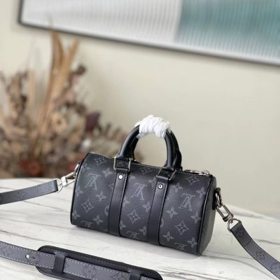 Replica LV Monogram Eclipse Keepall Xs M45947 Travel Bag