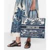 Best Replicas Bags - Replica Dior Book Tote - Blue Palms Embroidery M1286 Shop For Best Louis Vuitton LV Replica Bags With Cheap Price