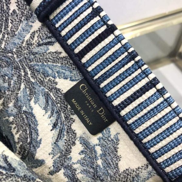 Replica Dior Book Tote - Blue Palms Embroidery M1286 - Image 10