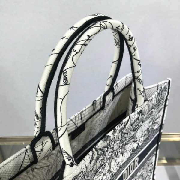 Replica Dior Book Tote Latte Zodiac Embroidery M1286 - Image 8