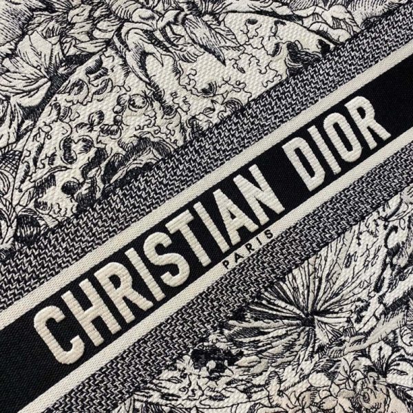 Replica Dior Book Tote Latte Multicolor Zodiac Embroidery M1286 - Image 6