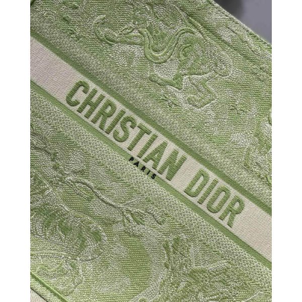Replica Dior Book Tote Lime Embroidery M1286 Bag - Image 3