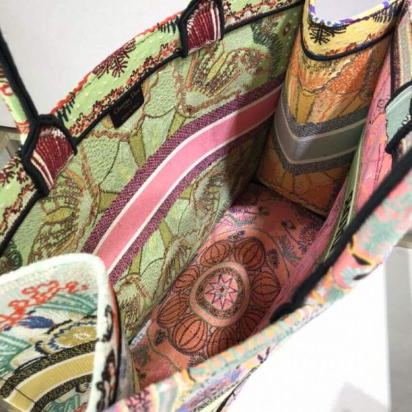 Replica Dior Book Tote - Multicolor Lights Embroidery M1286 - Image 11