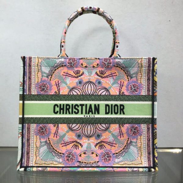 Replica Dior Book Tote - Multicolor Lights Embroidery M1286 - Image 3