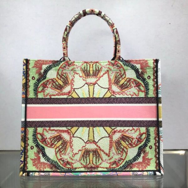 Replica Dior Book Tote - Multicolor Lights Embroidery M1286 - Image 4