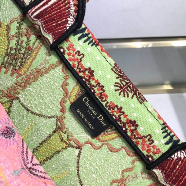 Replica Dior Book Tote - Multicolor Lights Embroidery M1286 - Image 10